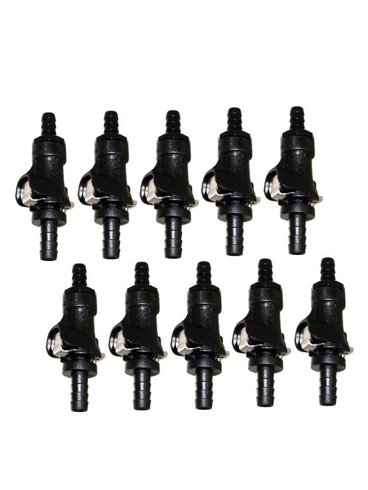 Jwlygmd 10Pcs 5/16" Motorcycle Atv Fuel Gas Line For Quick Connect For Disconnect Single Shut Off(10Pcs)