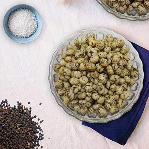 Evolve Gift Hamper Roasted Phool Makhana Combo, Healthy Foxnuts Snacks for Kids, Adults | Fiber Rich, Gluten Free |Cheese, Pudina, Sriracha, Tomato, Salt Pepper - Pack of 5, 60g Each 1