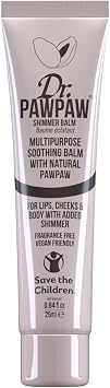 Dr. PAWPAW Multi-Purpose Balm | No Fragrance Balm, For Lips, Skin, Hair, Cuticles, Nails, and Beauty Finishing | 25 ml Shimmer, 1 Pack
