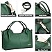 BOSTANTEN Genuine Leather Purses for Women Designer Handbags Crossbody Shoulder Bags Top Handle Satchel with Adjustable Strap (Dark green)