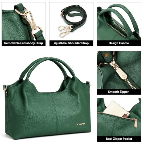 Image of BOSTANTEN Women Leather Handbag Designer Satchel Purses Top Handle Shoulder Totes Crossbody Bag