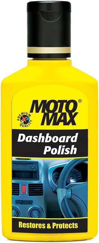 MOTOMAX Dashboard Polish 50 ml | Protects and Shines Interiors of Cars, Bike, Motorcycle | Instant Shine | Suitable for Fibre, Plastic surfaces