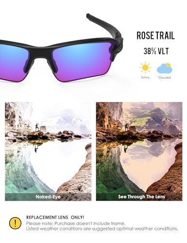 Image of BLAZERBUCK Anti Salt Replacement Lenses & Sock Kit for Oakley Flak 2.0 XL OO9188 Sunglasses
