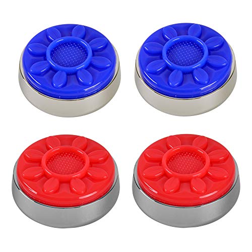 G&S Shuffleboard Pucks for Pro Shuffleboard Table, Pattern Shuffleboard Puck 2-5/16\" (58mm), Set of 8, Red and Blue - Thumbnail 2