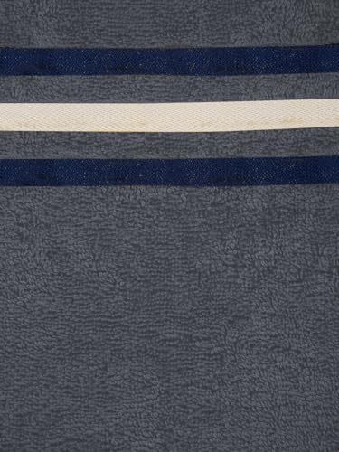Image of Cortina 480 GSM Ultra Soft, Super Absorbent, Antibacterial Treatment, 100% Cotton Large Bath Towel, 70 cms x 140 cms (Grey /Beige, Set of 2)