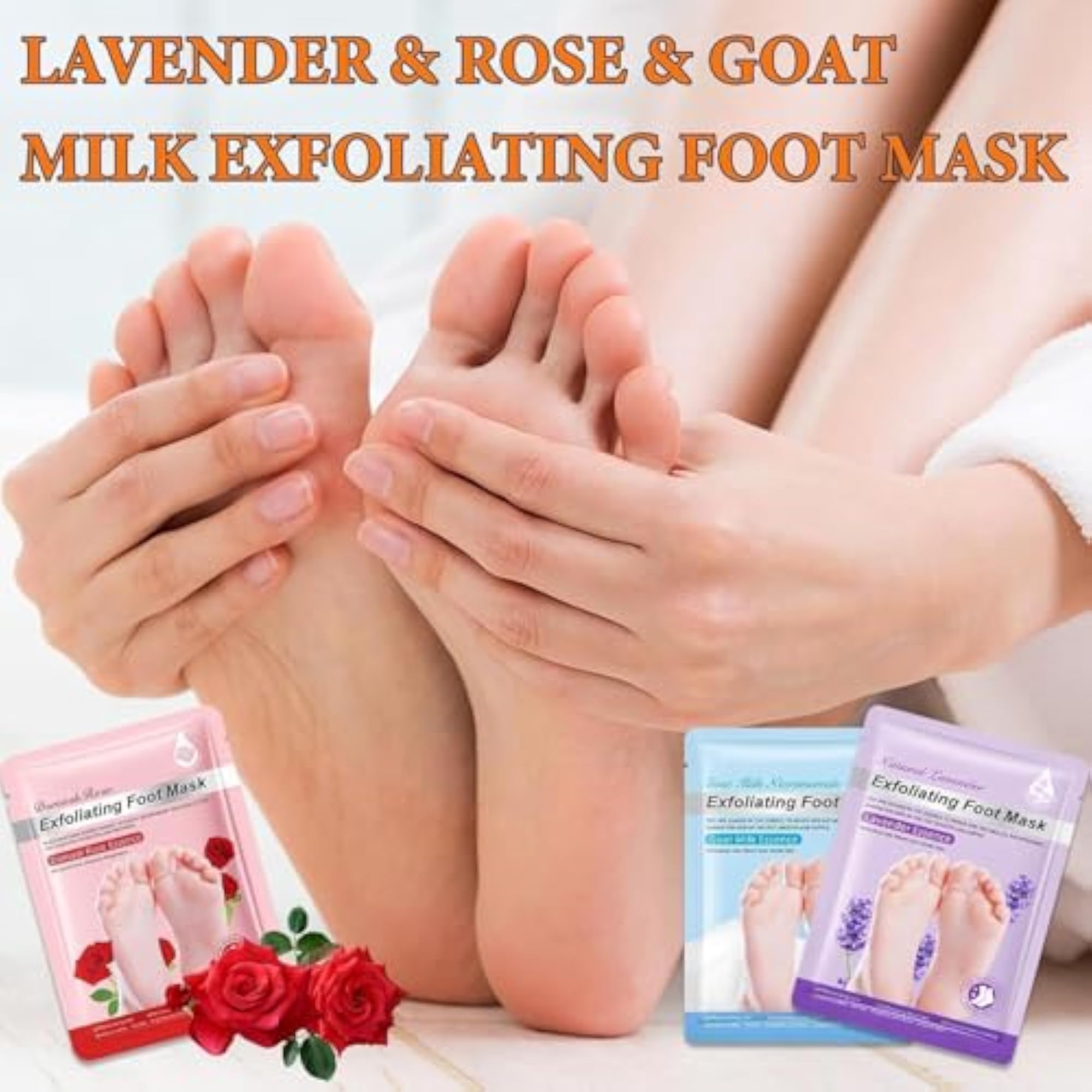 Peeling & Exfoliating Lavender Foot Mask