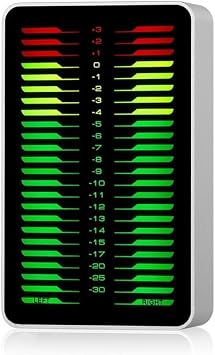 Dual Channel LED Music for SPECTRUM, Sound Level Meter Display for Home Car Audio System Rhythm Visualiser