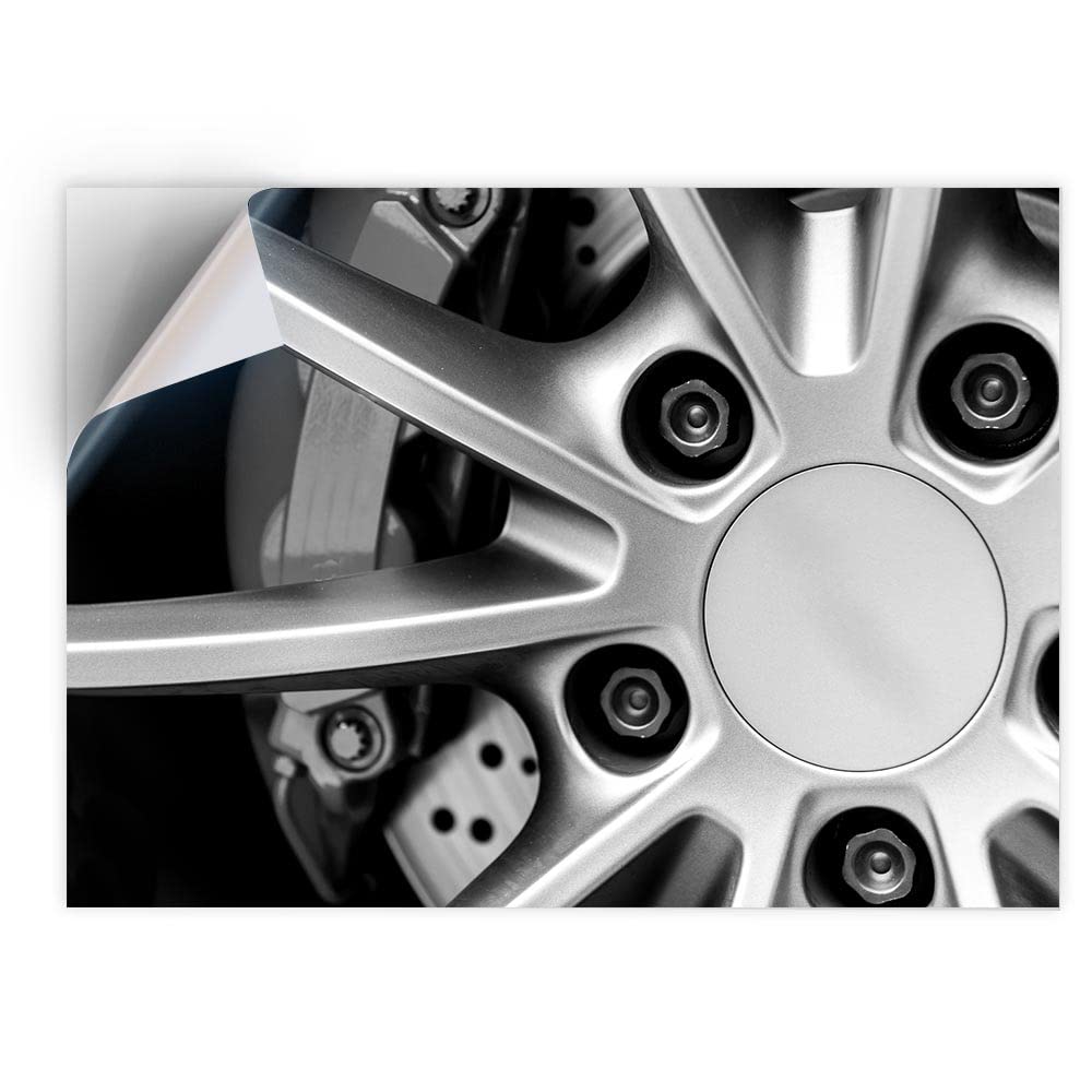 1 x A4 Vinyl Sticker - Brake Caliper Alloy Wheel Car Art Print Decal - Sticky Back Sticker Sheet #36767