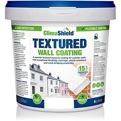 SmartSeal Textured Wall Coating - Waterproof Paint Cover