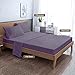 Mejoroom Queen Sheet Set - Hotel Luxury Sheets & Pillowcase Sets - Extra Soft Bed Sheets - Deep Pocket Fitted Sheet, Breathable, Wrinkle & Fade Resistant - 4 Piece (Queen, Purple)