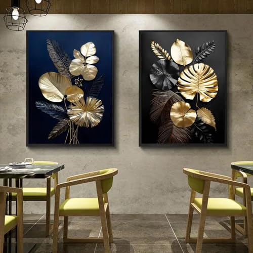 Affiches et impressions sur toile pour habiller un mur vide tableau abstrait salon 50x70