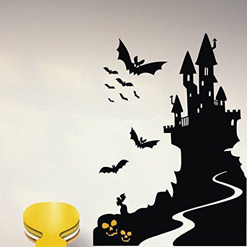 Vinilo decorativo Halloween DNVEN 16x22 pulgadas miniatura 2