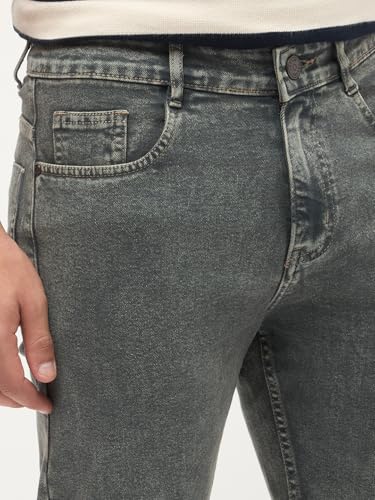 Image of Urbano Fashion Men's Regular Fit Heavy Washed Denim Jeans Stretchable