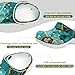 Boy's Fashion Beach Pool Slippers Toddler Sandals for Stylish Water Play, Turquoise Luxury Texture Gold Glitters Marble