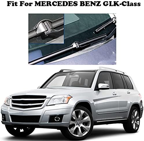 3pcs Windshield Windscreen Wiper Blades For Mercedes-Benz GLK Class Front Rear Set 2008 2009 2010 2011 2012 2013 2014 22"19"12