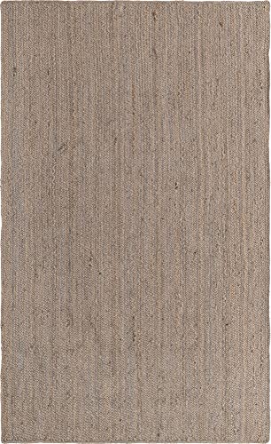 Alfombra de yute gris para mesa de centro Aizza Trends decoración acogedora de salón 90x150cm 3