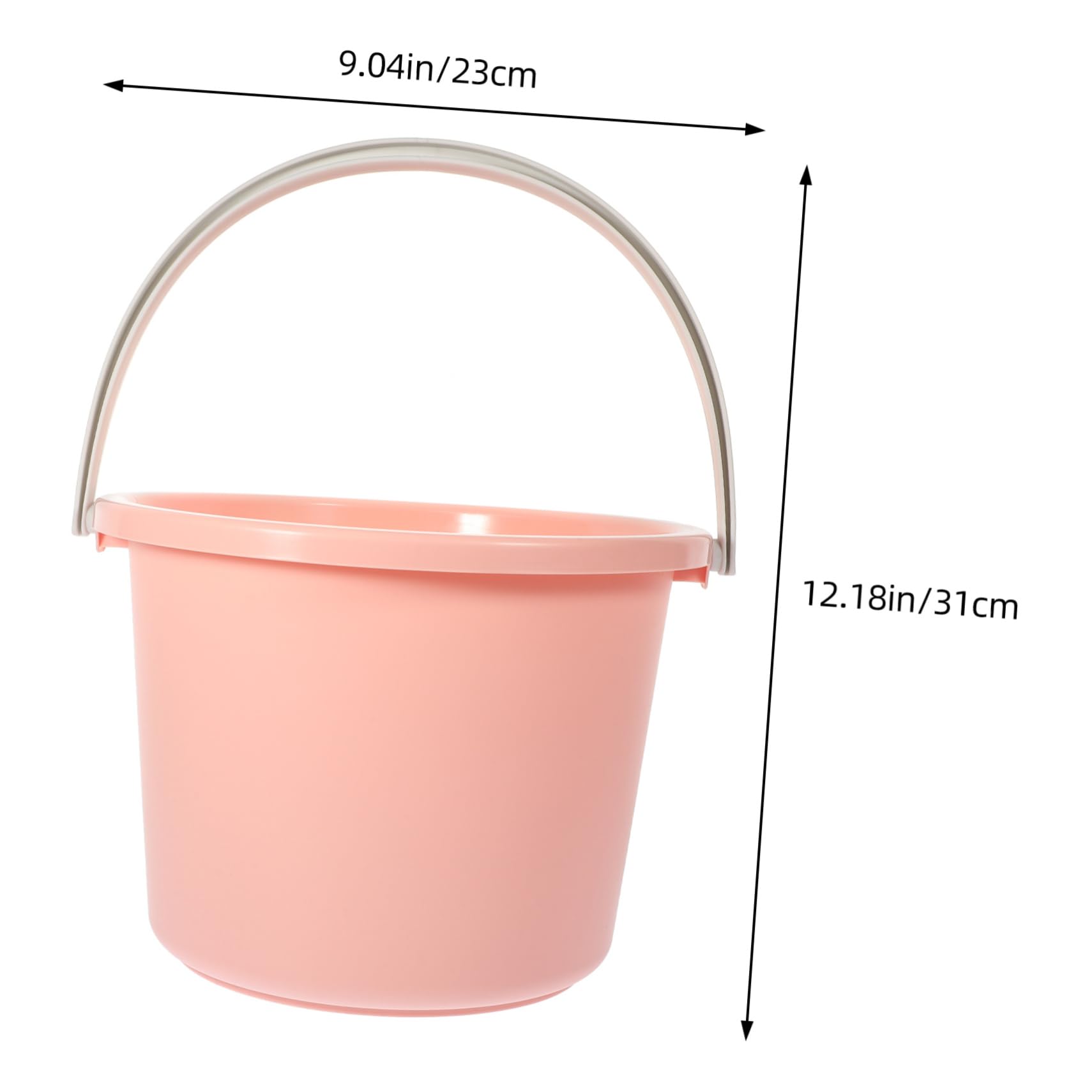 Secchio in Plastica con Manico per Pulizie Domestiche e Dormitorio 130