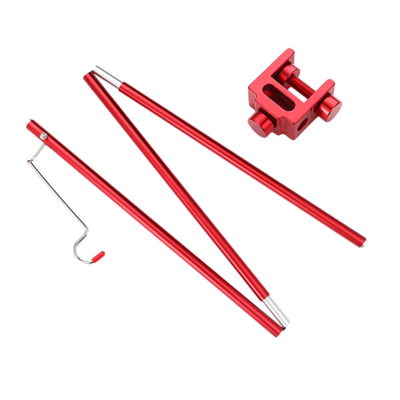 Garneck Portable Camping Light Stand Solar Lantern Holder for Outdoor Tent Foldable Lantern Stand