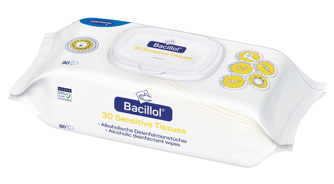 Bode Bacillol 30 Sensitive Tissues Desinfektionstücher (6 x 80 = 480 Stück)