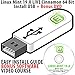 Linux Mint 19.0 LIVE Cinnamon Install USB 16Gb Bootable with Persistence 64 Bit Operating System + Bonus Software & Linux Course DVD Disk