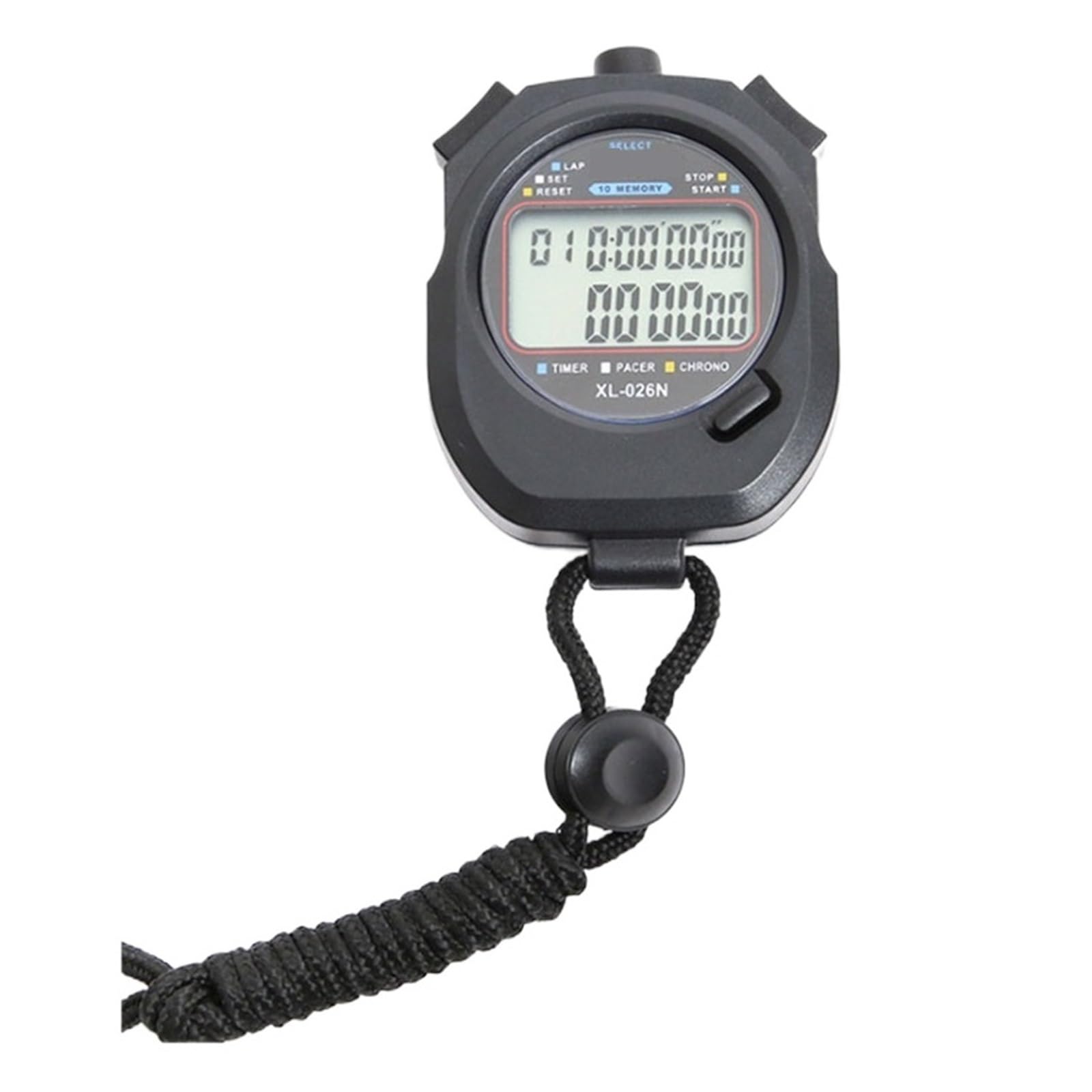 stopwatch, Electronic LCD Digital Counter Waterproof Handheld Sports Stopwatch