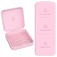 Vista 11 de Estuche de retención, ARGOMAX Aligner, caja de frenos, caja de ortodoncia de 2 piezas (rosa).