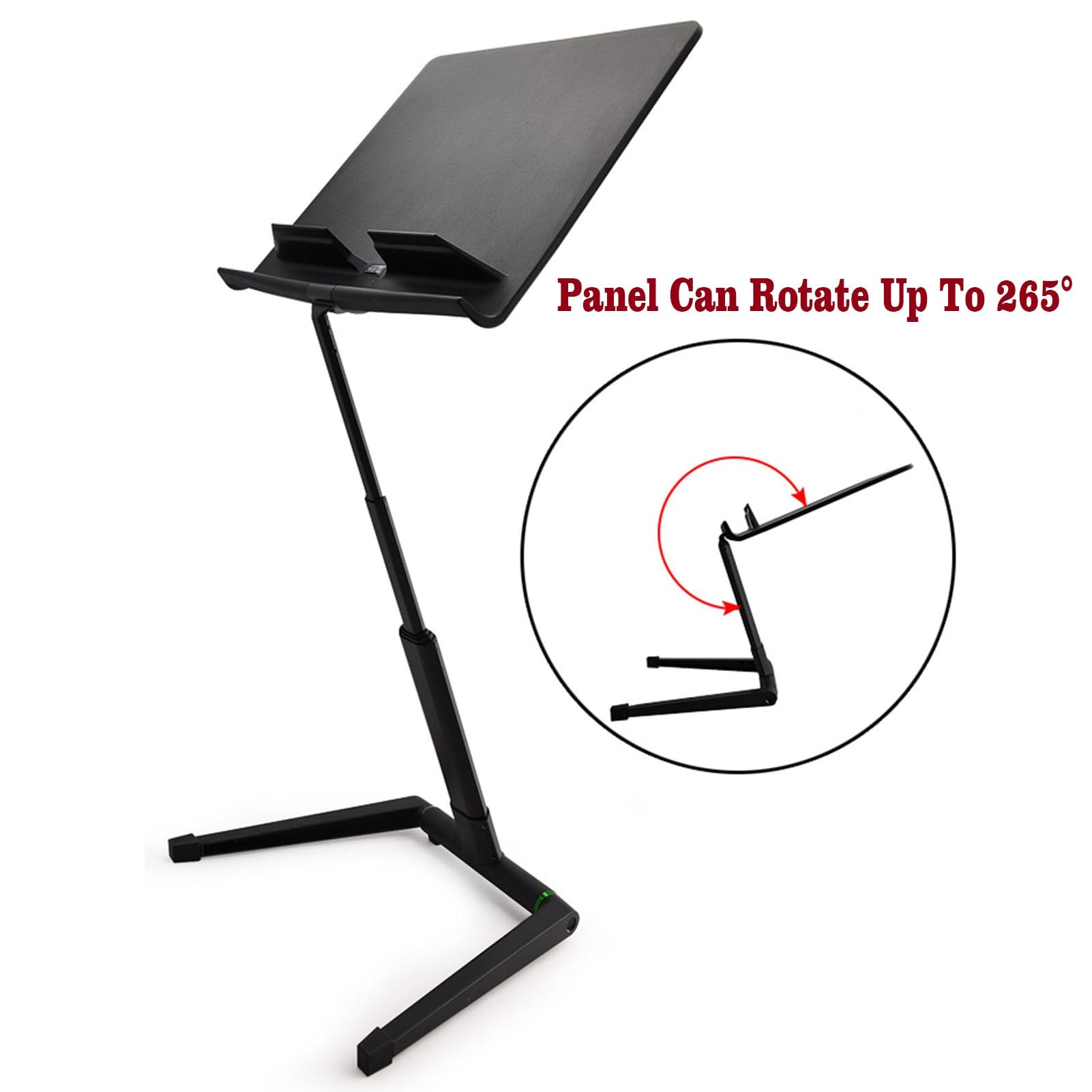 Notenständer, Verstellbarer Notenständer, Stabiler Notenständer, höhenverstellbar für Instrumentenspiel, Band und Chor (Schwarz 63150cm)