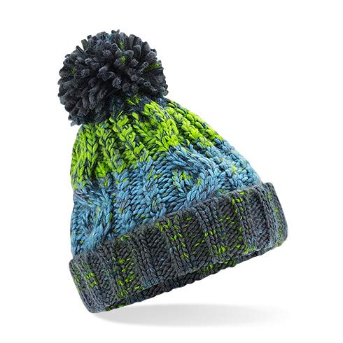Preisvergleich Produktbild Beechfield B486b Junior Corkscrew Pom Pom Beanie