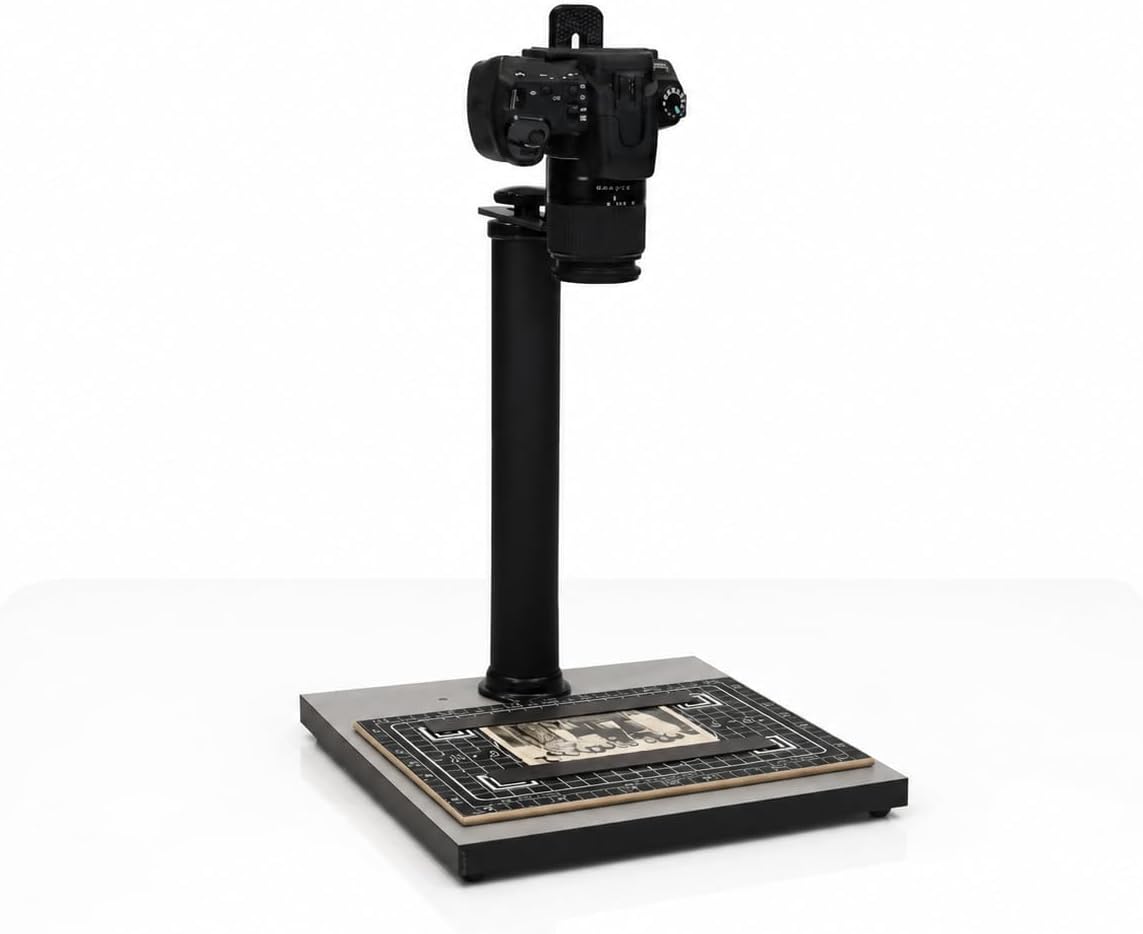 Cosmo Mini 500 Copy Stand is a Compact Tool with a Floating Magnet Board for Digitizing Old Photos, documents, and Small Objects with Your High-Pixel Camera or Smartphone. image 5