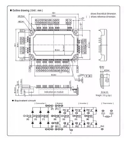 Module d'alimentation 7MBR150XNE120-50 pour soudage et commutation