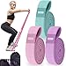 KLERIRZ Elastici da fitness in tessuto, pull up bands 3 fasce professionali per esercizi, Bande elastiche lunghe Yoga per lo sport e allenamento completo di tutto il corpo.