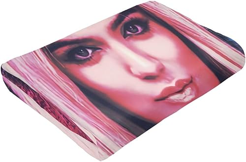 Miniatura 9 de NALCKA Karol Singer G - Manta ultrasuave de franela ligera para sofá, cama, uso en todas las estaciones, 50 x 40 pulgadas