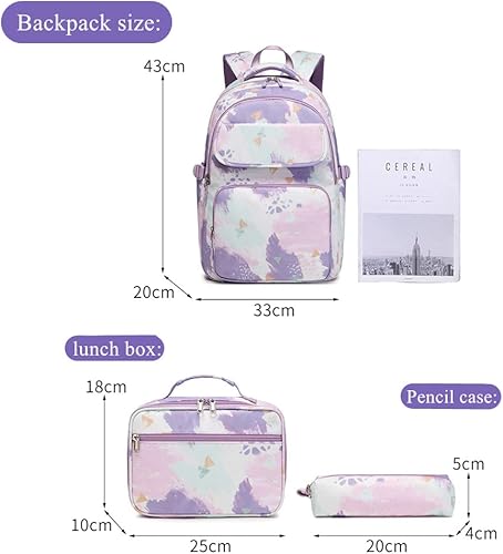 Miniatura 2 de Juego de 3 mochilas con estampado de margaritas mochila para niños mochila de escuela primaria para estudiantes de primaria mochila para adolescentes