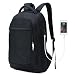 Produktbild MarsBro, wasserresistenter Laptop-Rucksack (15,6-Zoll-Laptops) aus Polyester für Business oder Reisen, schwarz (Schwarz) - BP170406