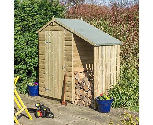 Image of Oxford 4x3 Shed with Lean-To