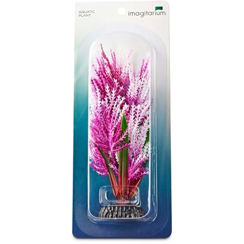 Imagitarium Purple Hairgrass Foreground Plastic Aquarium Plant #TOP1