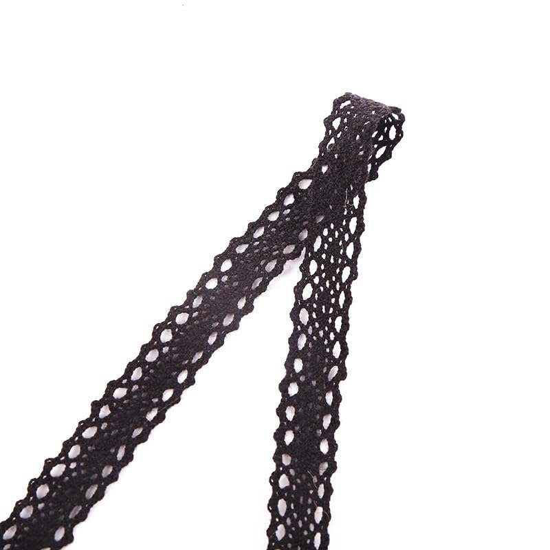 Ruban En Dentelle Tissée - 25 M - 5 Mm - Bordure En Dentelle