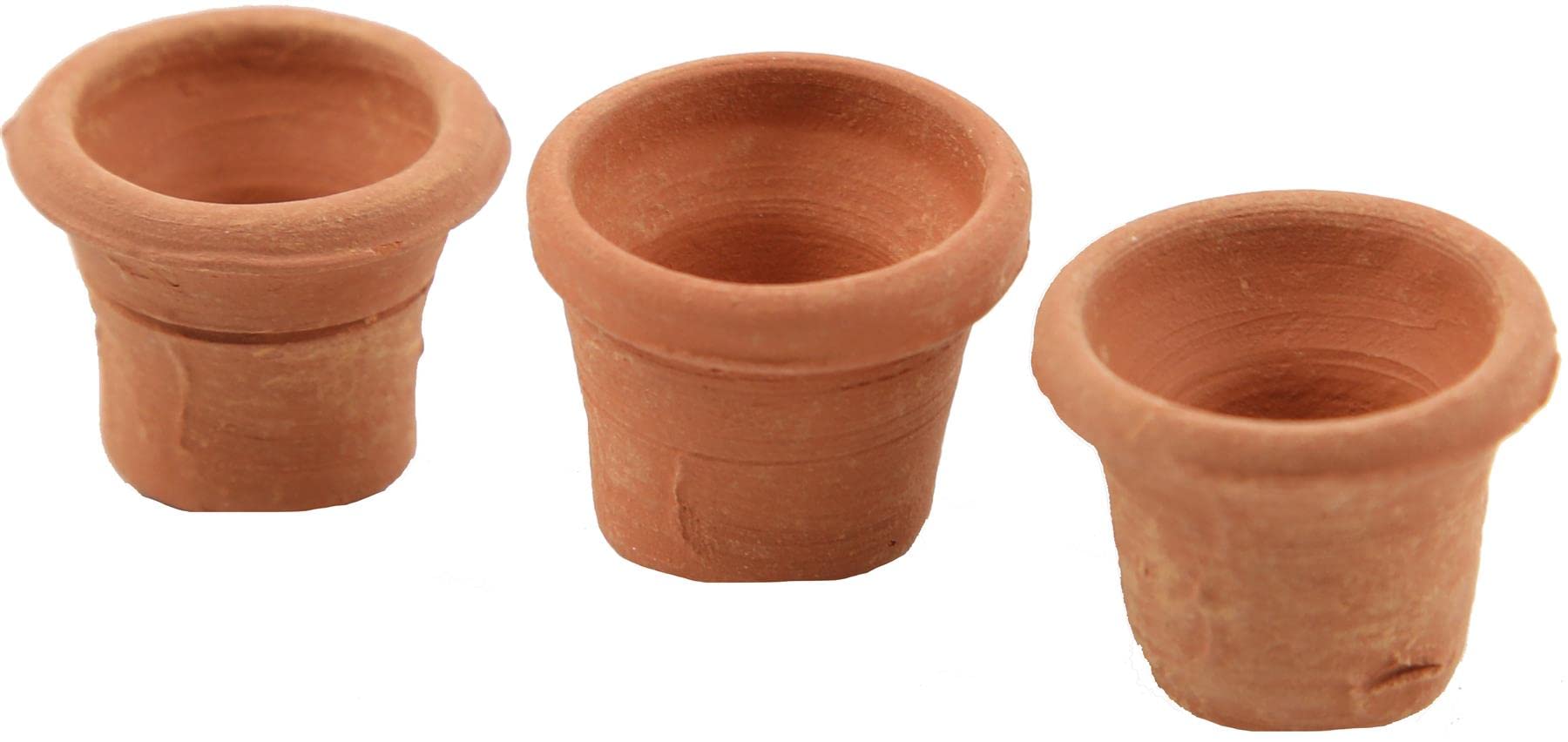 Melody Jane Dolls Houses Dollhouse Red Clay Terracotta Flower Plant Pot Mexican Garden Outdoor Accessory