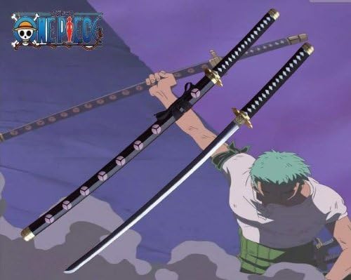 Japanese Anime Samurai Ninja Katana Sword Unsharpened Carbon Steel Blade