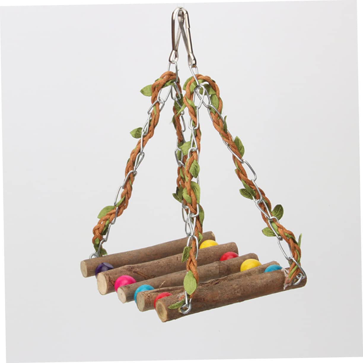 BESPORTBLE 3pezzi Altalena Per Pappagalli Giocattolo Interattivo Per Uccelli Accessorio Per Cage Divertimento e Allenamento Per Pet Design Swing Per e Gioco