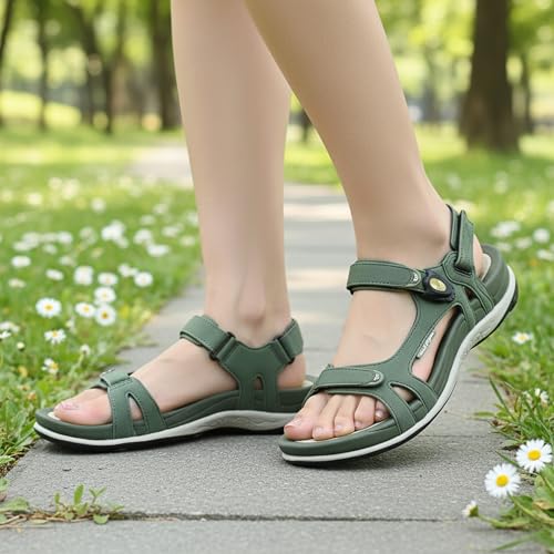 Image of SIGNATURE Arch Support Womens Sandals Comfortable Walking. Everyday Comfy Sandals Women Wear for Beach, Travel, Water, Outdoor, Hiking. Women Footwear.