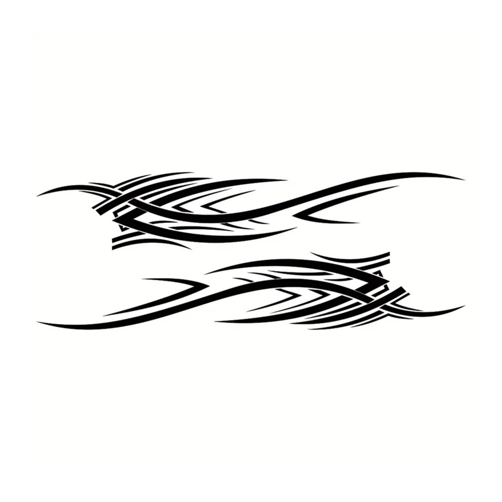 Lot de 2 autocollants de styles for voiture