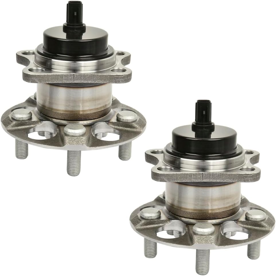 ECCPP Wheel Hub and Bearing Assembly Rear 512505 fit for Toyota Prius 2010-2015,for Toyota Prius Plug-in 2014-2015 5 Lugs Wheel Bearing Hubs with ABS 2pcs
