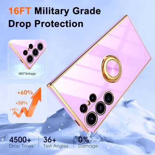 Coque Samsung S24 Ultra violette : idéale pour visionner vos séries - 6