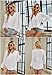 Samefar Womens Fashion Trendy Blouses Long Sleeve V Neck Swiss Dot Top Elegant Work Casual Shirts White, Medium