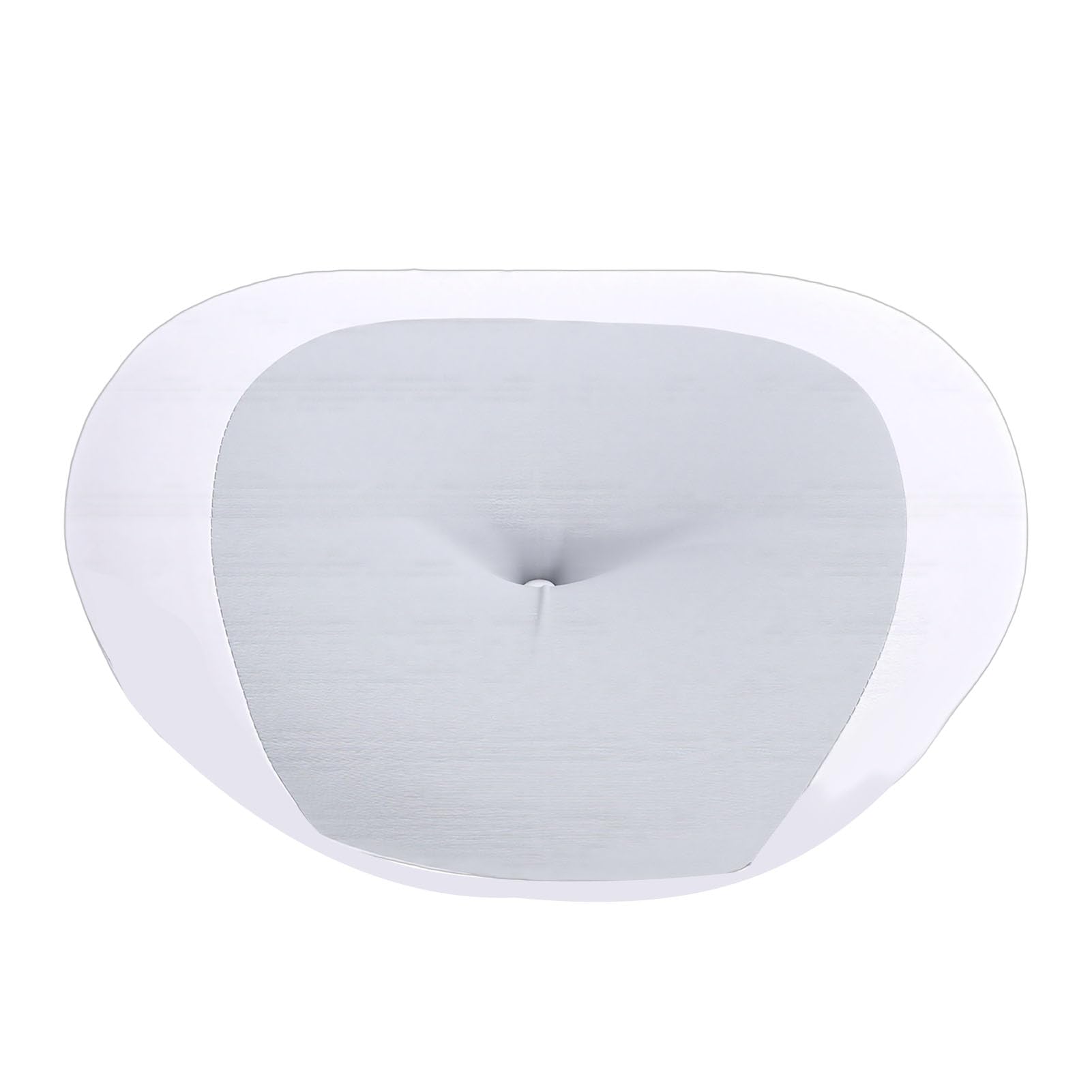 Sxhlseller Cuscino da Viaggio per Supporto Collo |Cuscino Cervicale in Memory Foam per Aereo, Pisolino in Auto, Campeggio e Ufficio, Grigio (GREY)