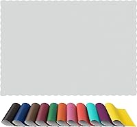 Vista 18 de Manteles individuales de papel, desechables, borde festoneado (100, verde azulado)