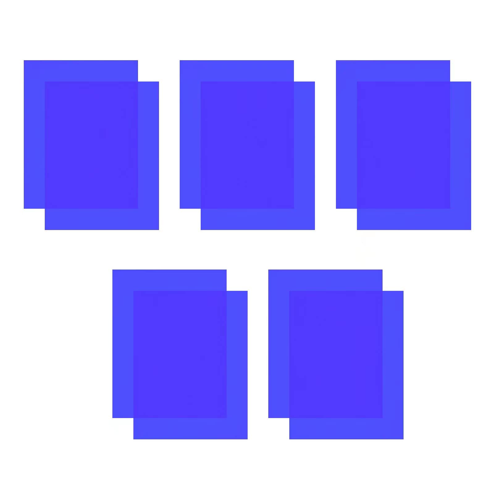 Colored Lighting Gel Filters, 10 Pcs Correction Gel Light Filter Transparent Color Overlays Film Plastic Sheets 8.5 x 11 Inch, for Film, Video, Photo,