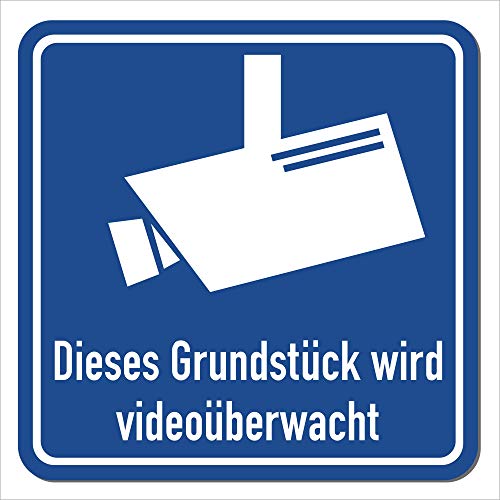 Videoüberwachung Schild 30x20 Cm – Klare Warnung Für Grundstück & Gebäude