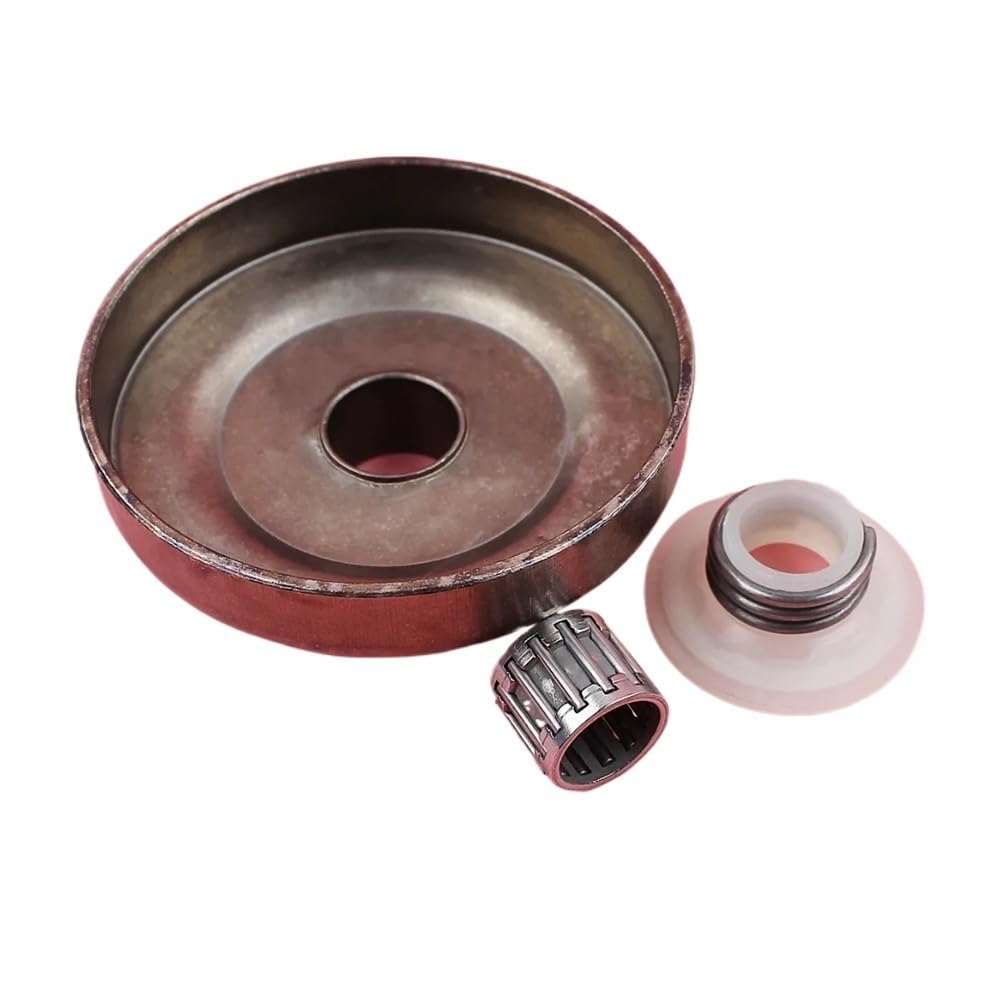 Adecuado for Hus 340 345 350 EPA 445 445E 450E Motosierra Embrague Tambor Cojinete de agujas Piñón sin fin Repuestos